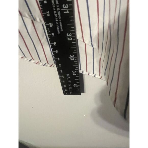 Ralph Lauren Men's Dress Shirt 17 1/2 Multicolor Striped Long Sleeve - Picture 6 of 6